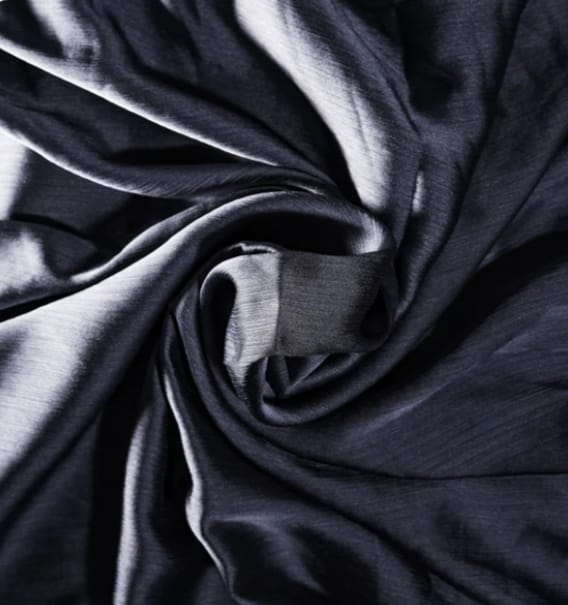 Festive Silk Hijab | Charcoal