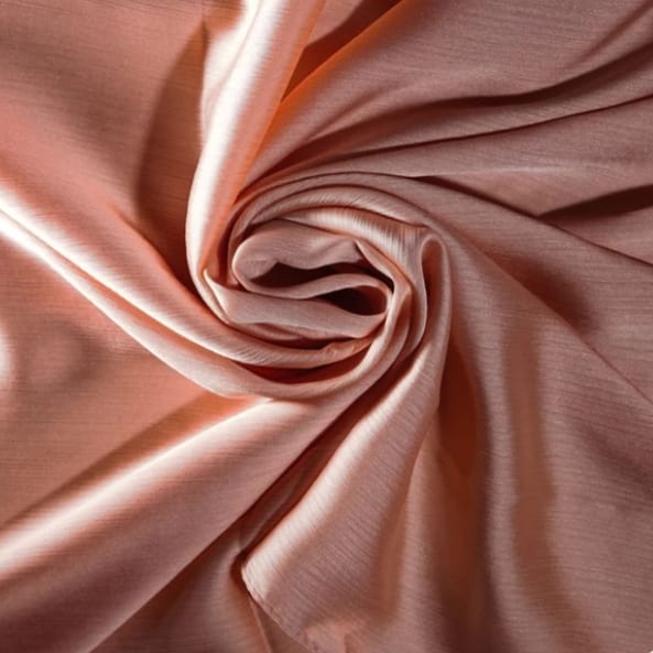 Crinkle Silk Hijab | Pink