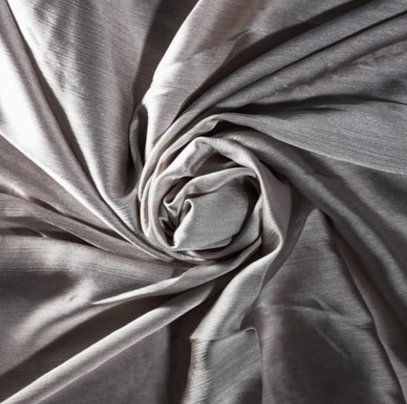 Festive Silk Hijab | Silver