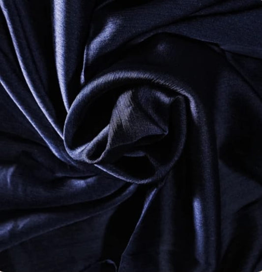 Festive Silk Hijab | Navy