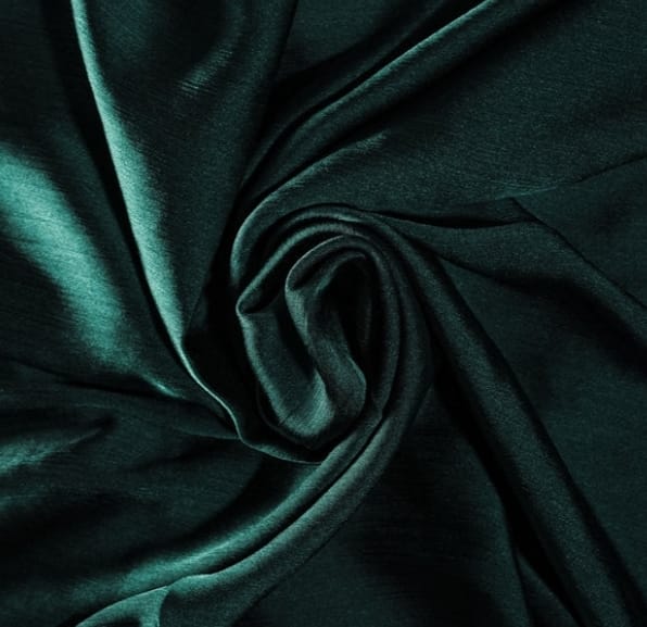 Festive Silk Hijab | Bottle Green